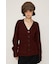 V NECK BUTTON カーディガン
