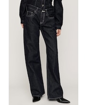 【SNSで話題！】L／W WIDE STRAIGHT DENIM パンツ