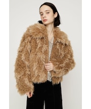 【SNSで話題！】CURL F／FUR SHORT ブルゾン