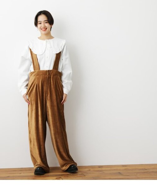 （WEB限定）カットコールサロペットWL