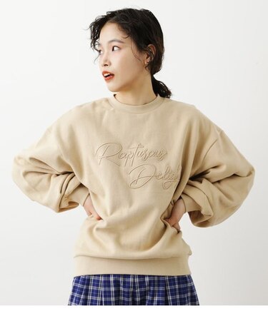 （WEB限定）3D刺繍ルーズスウェットWL