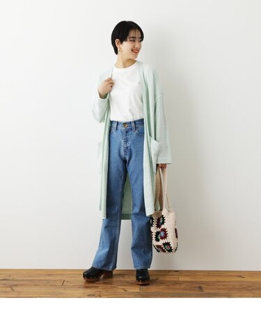 ブークレニットカーディガン