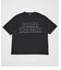 SHADOW エンボスロゴ Tシャツ