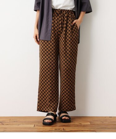 チェッカーイージーパンツ