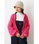 （WEB限定）COLORニットフーディカーディガン