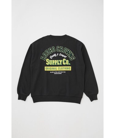 コーデュロイアップリケスウェット