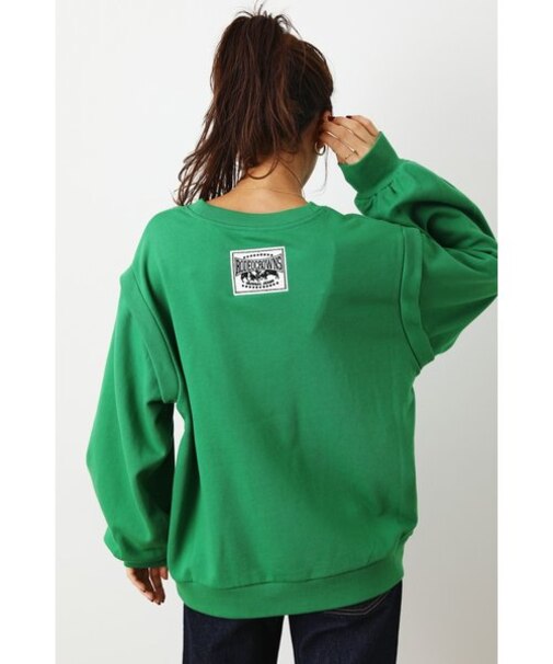 2WAYカラースウェットトップス