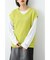 メッシュニットベスト L／S TEE SET