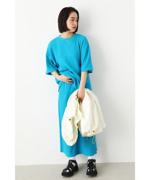 カラーワッフルトップス