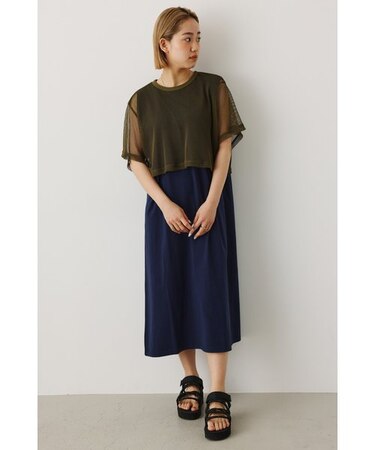 メッシュドッキングタンクワンピース