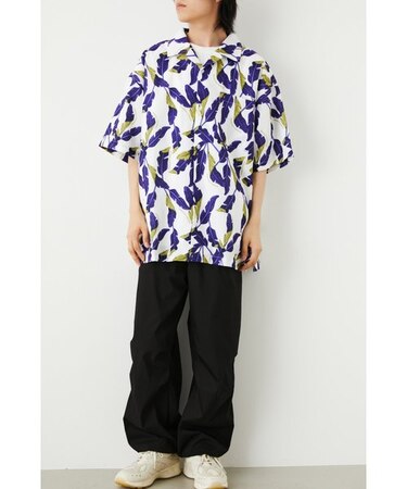 リゾートパターンシャツ