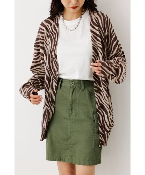 アニマルアソートカーディガン