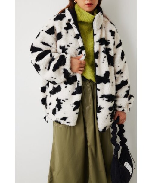 ボアリバーシブルブルゾン