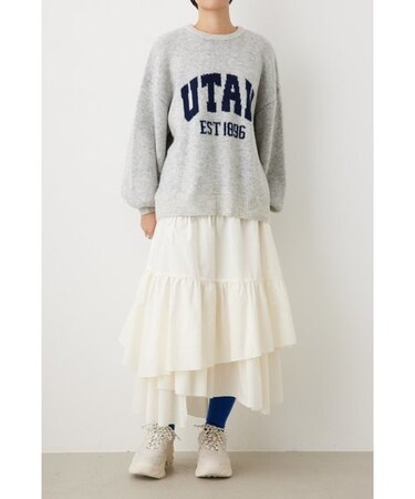 アソートジャガードニットトップス