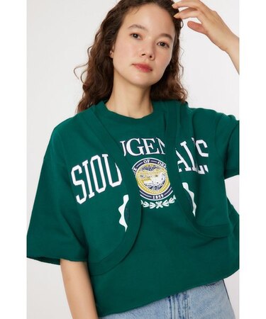 ボレロドッキングハーフスリーブスウェット