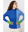 BLOCK COLOR KNIT TOPS