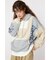 【WEB限定】ニットカスタム college フーディトップス