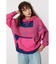 【WEB限定】ニットカスタム college フーディトップス