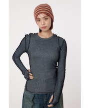 STITCH SLIM リブトップス
