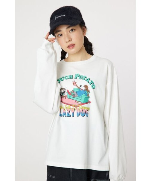 COUCH POTATO ロングスリーブTシャツ