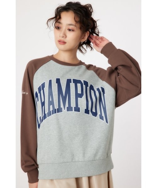 Champion ラグランスウェットトップス