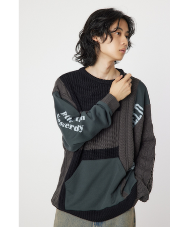 ニットカスタムcollegeトップス