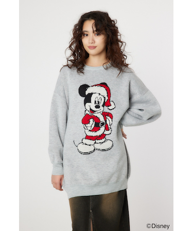 (MICKEY)チュニックニットワンピース