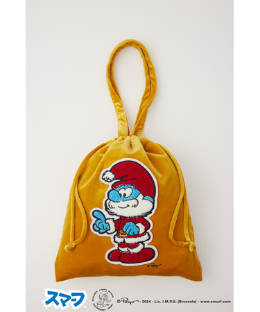 (THE SMURFS)ベロアトートバッグ