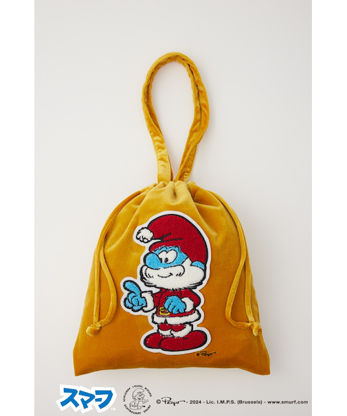 (THE SMURFS)ベロアトートバッグ