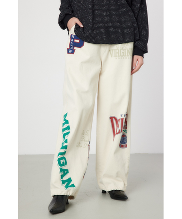 College Print パンツ