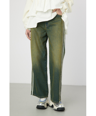 サイドラインルーズデニム