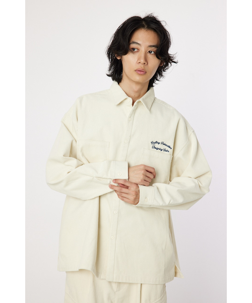 【良品】S.E.H KELLY コーデュロイ ラグラン オーバー シャツ M 良品】S.E.H KELLY コーデュロイ ラグラン オーバー シャツ M back