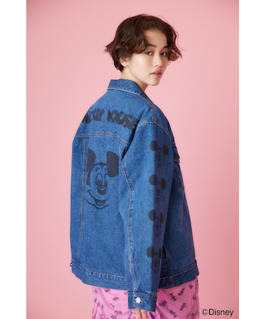 (ミッキー＆ミニー)デニムジャケット