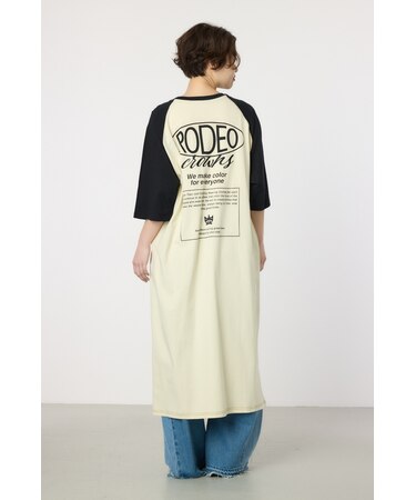 ロゴラグランスリーブワンピース