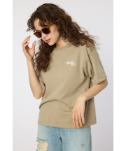 Flower Logo Embroidery Tシャツ