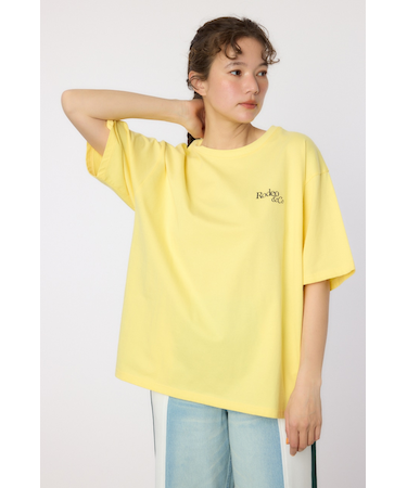 Flower Logo Embroidery Tシャツ