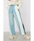 カスタムトラックデニムパンツ