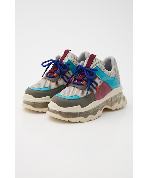 クリアソール ボリュームスニーカー