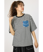 （UNISEX）【WEB限定】デニムポケットパッチTシャツ