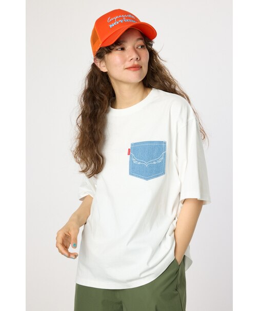 （UNISEX）【WEB限定】デニムポケットパッチTシャツ