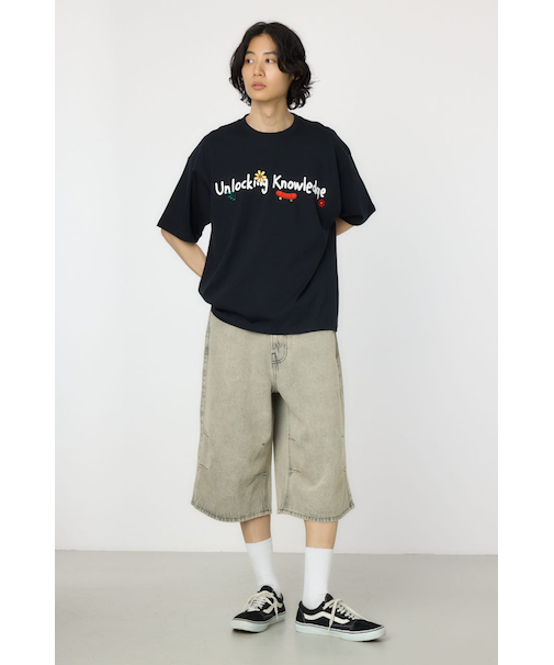 デニムバミューダパンツ