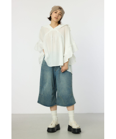 デニムバミューダパンツ
