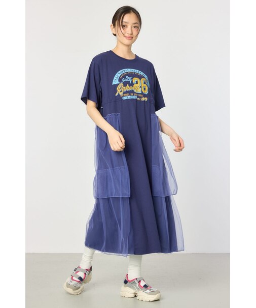 サイドティアードマキシワンピース