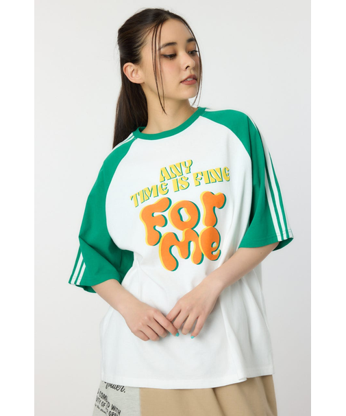 VariousラグランラインTシャツ
