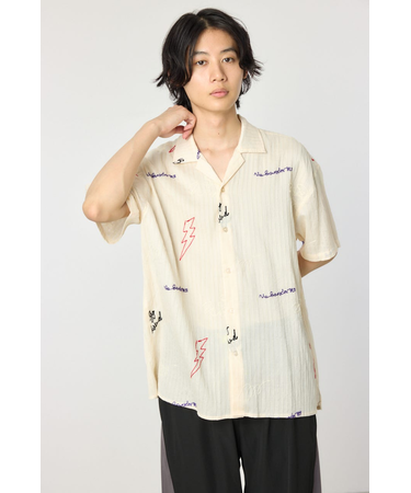 エンブロイダリーレタードシャツ