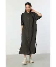 エアリータッチシャツワンピース