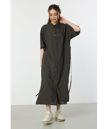 エアリータッチシャツワンピース