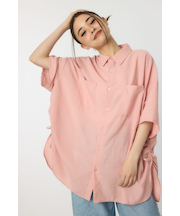 ハーフスリーブビッグシャツ