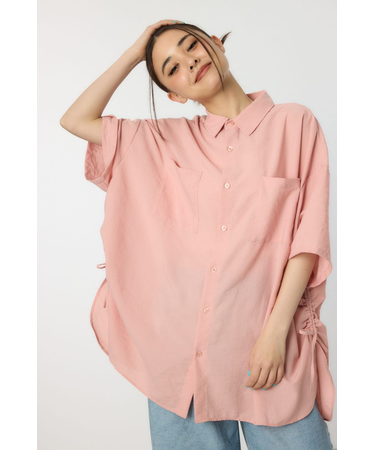 ハーフスリーブビッグシャツ