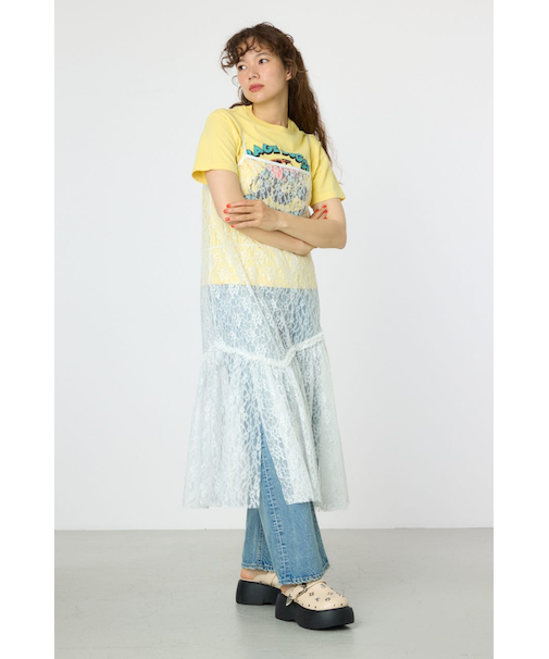 レースキャミワンピース